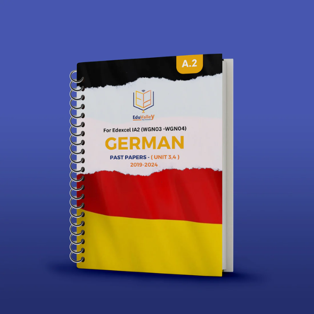 Edexcel A.2 German (WGN0) P.P Unit: 3,4 From: 19-24.